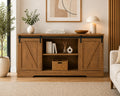 Meuble TV style industriel avec portes coulissantes